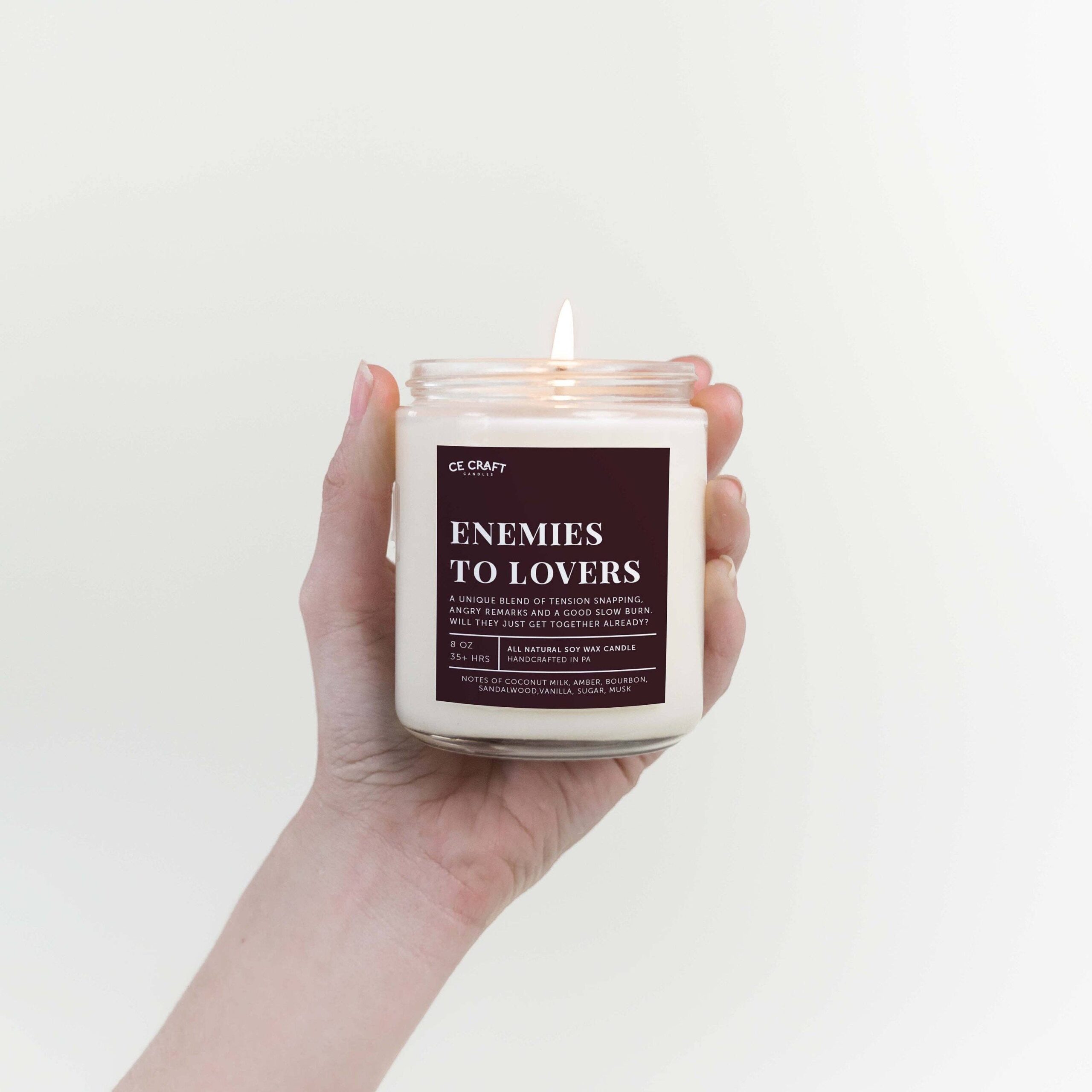 Enemies to Lovers candle