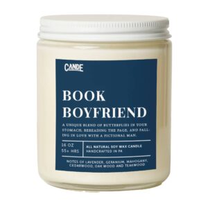 Book Boyfriend Candle
